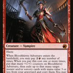 Bloodthirsty Adversary (PPMID-129) - Innistrad: Midnight Hunt Promos