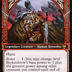 Arni Brokenbrow (KHM-310) - Kaldheim: (Showcase)