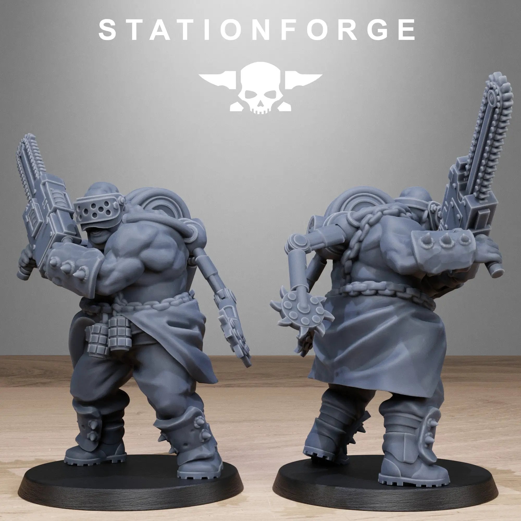 3D Printed Corrupted Guard Butchers by StationForge Miniatures by Last Hope Miniatures