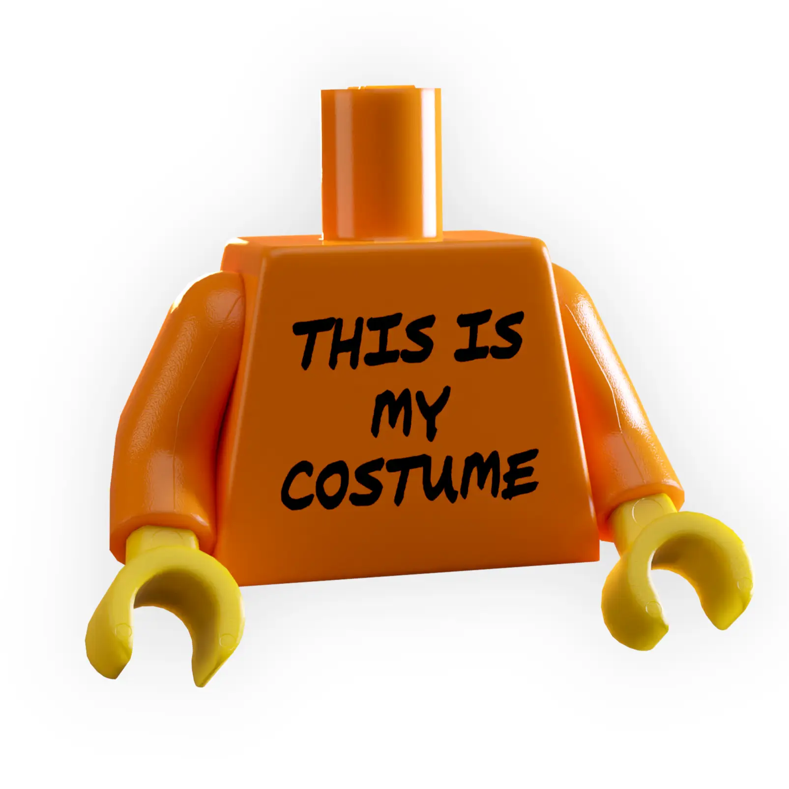 Halloween This is My Costume Minifig Torso by B3 Customs