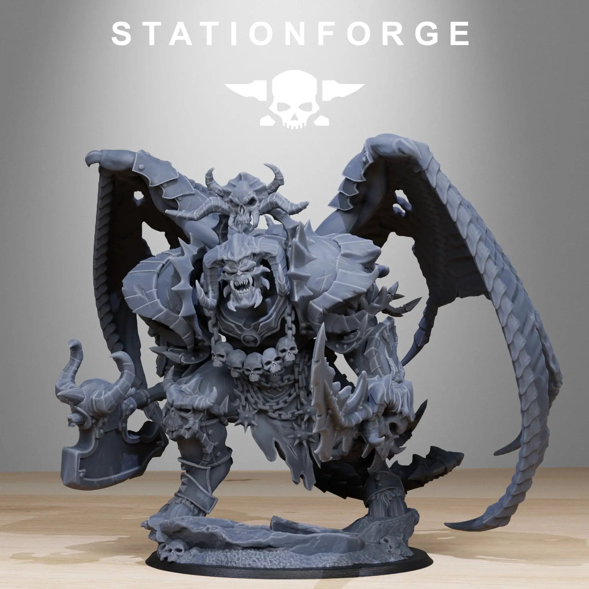 3D Printed Corrupted Demon by Stationforge Miniatures by Last Hope Miniatures