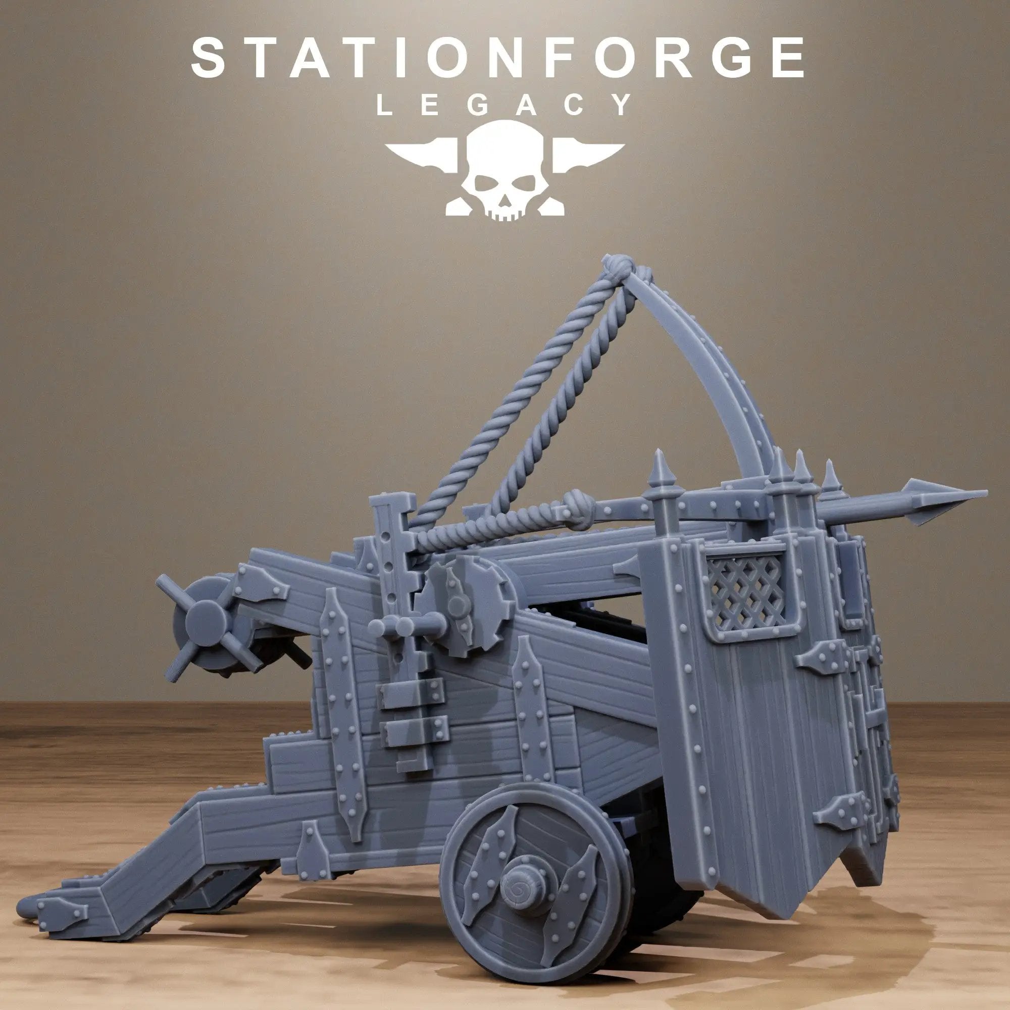 3D printed Thorncrest Ballista by StationForge Miniatures, detailed miniature model with intricate design and craftsmanship.
