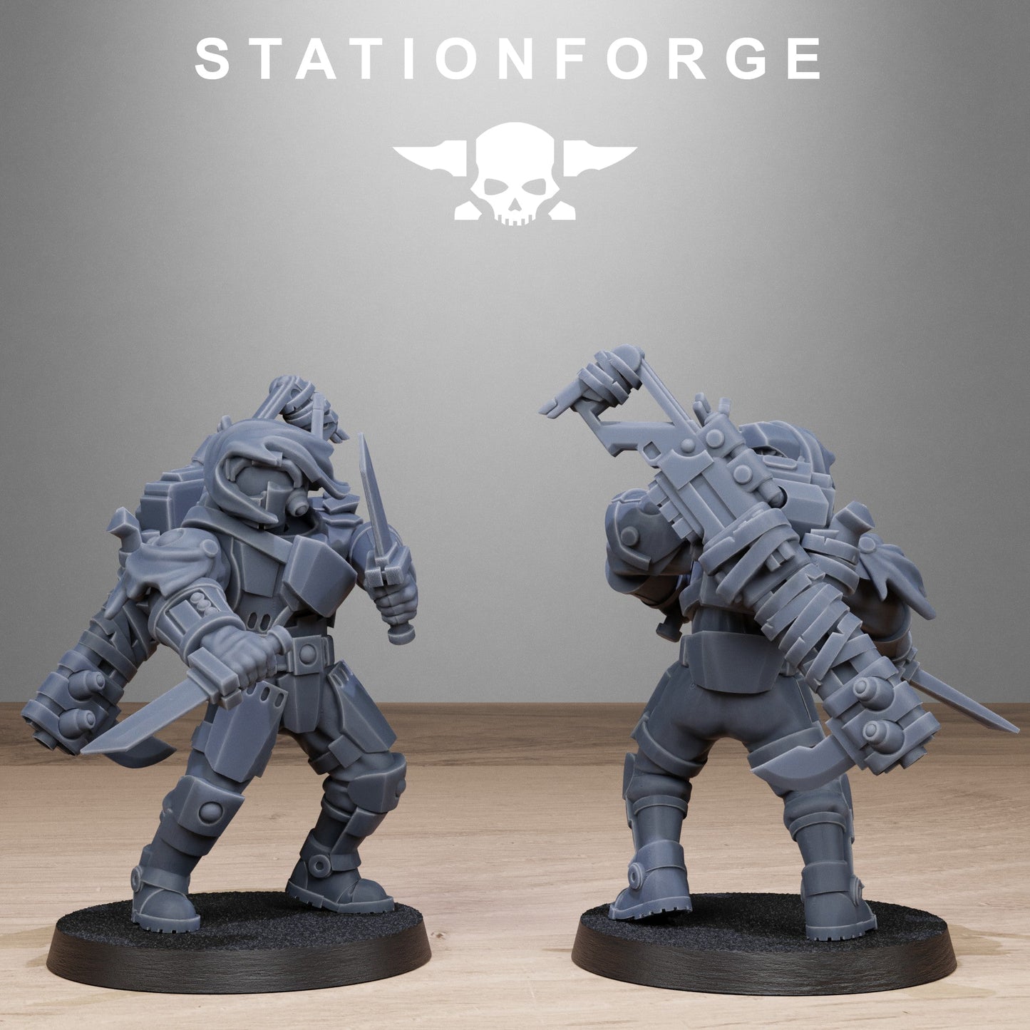 3D Printed Tarion Hunters x10 by StationForge Miniatures