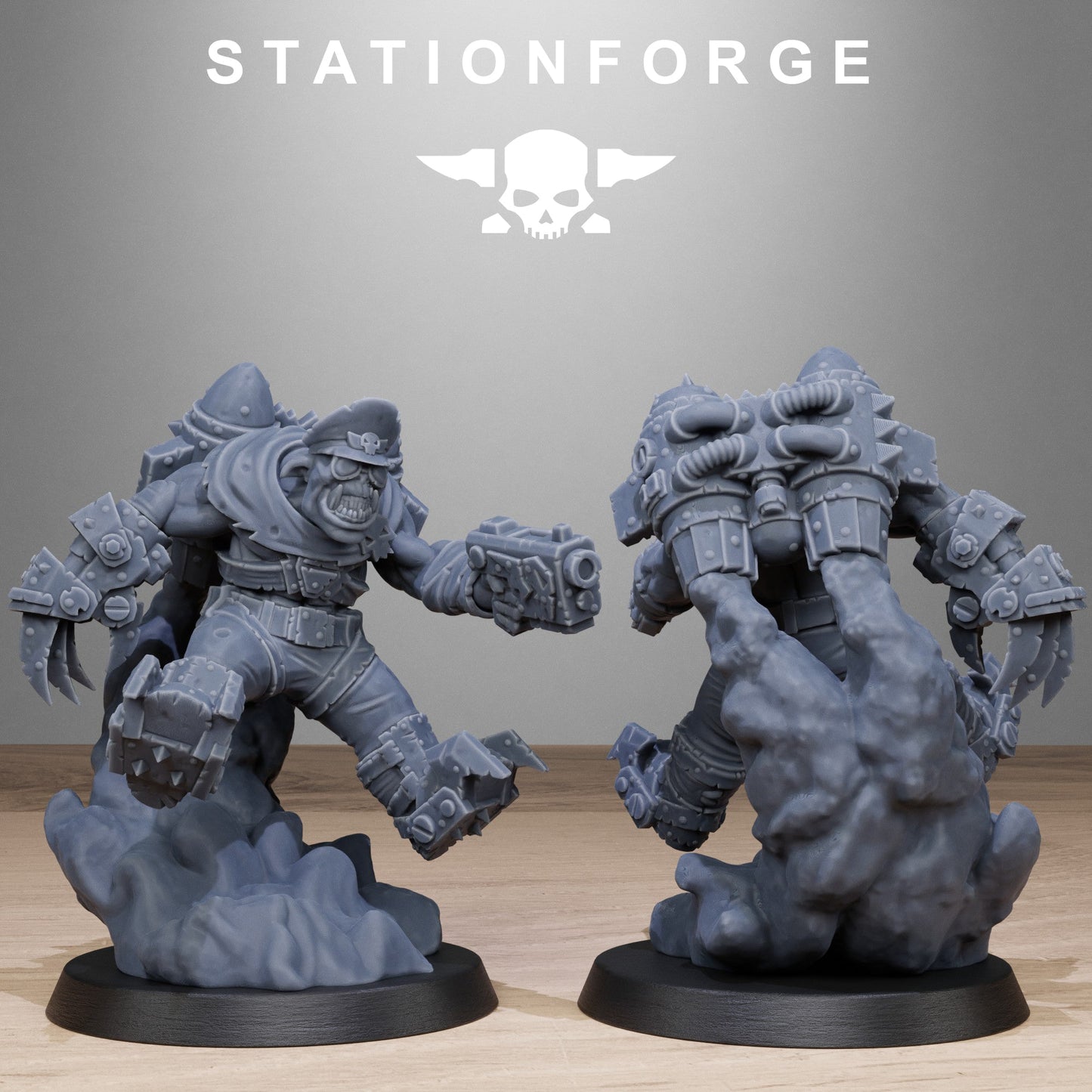3D Printed Orkaz Flyers by StationForge Miniatures