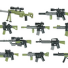 Modern U.S. Weapons Pack - Green and Black - Mil-Blox