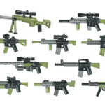 Modern U.S. Weapons Pack - Green and Black - Mil-Blox