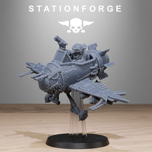 3D Printed Gobs Planes by StationForge Miniatures