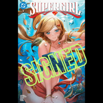 Supergirl #5 comic book by Jams Fortress Comics featuring foil variant cover with signature and certificate of authenticity.