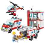 Hospital, Ambulance and Life Flight Set / Mobile Hospital - Mil-Blox