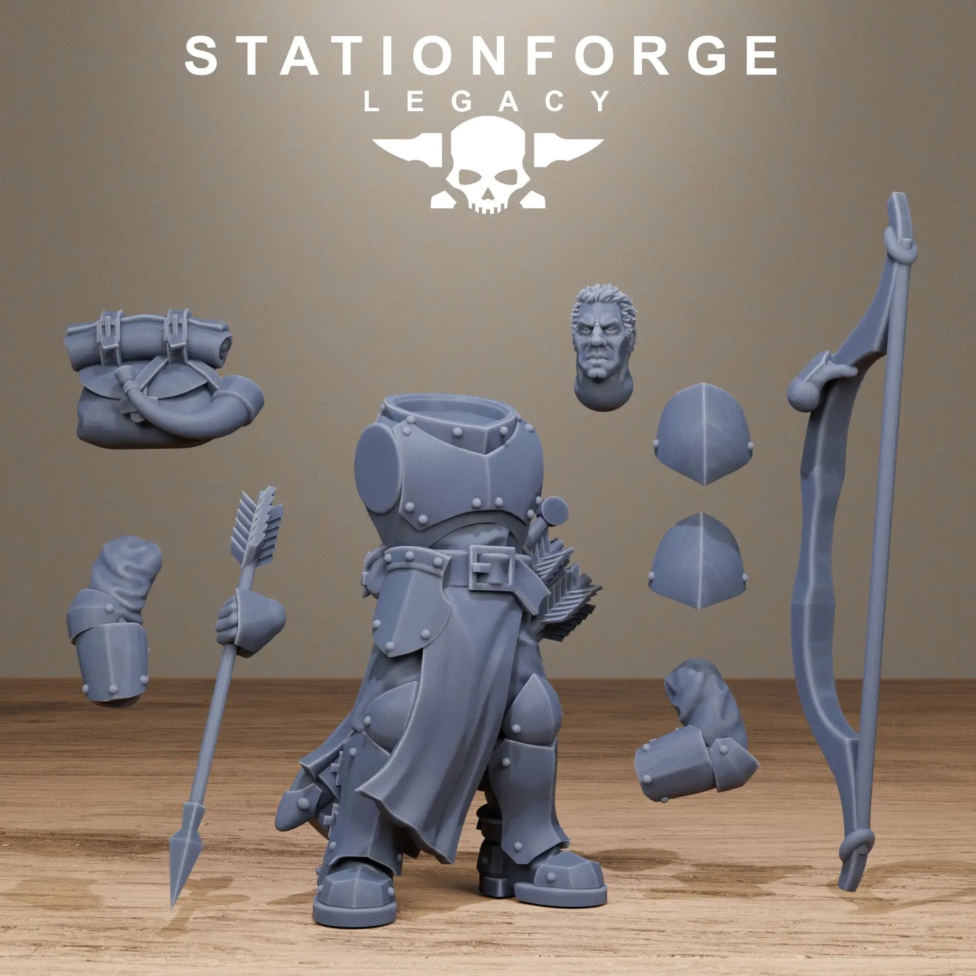 3D Printed Solaris Archers by Stationforge Miniatures by Last Hope Miniatures