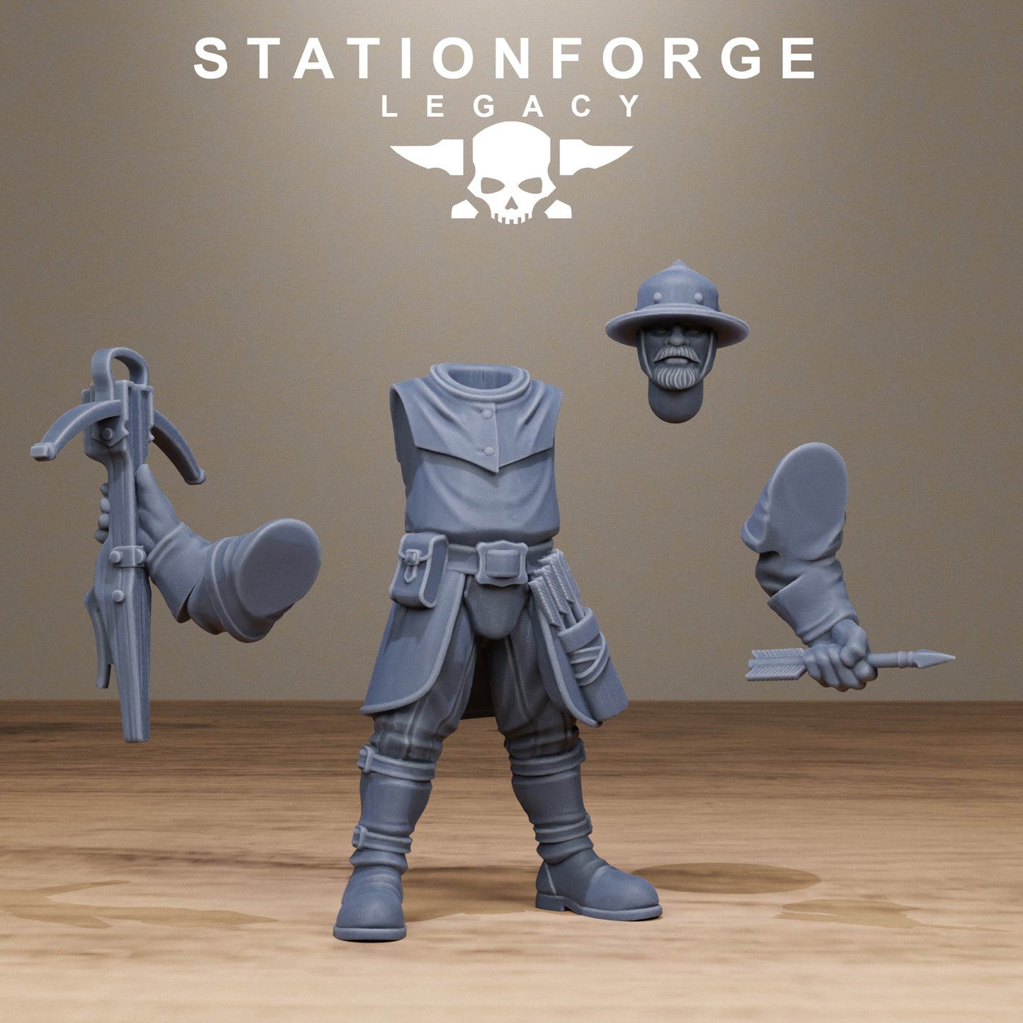 3D Printed Thorncrest Hunters by StationForge Miniatures