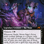 Nashi, Moon Sage's Scion (NEO-459) - Kamigawa: Neon Dynasty: (Extended Art)