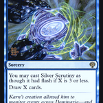 Silver Scrutiny (PRE-65S) - Dominaria United Promos Foil