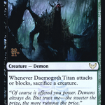 Daemogoth Titan (PRE-174S) - Strixhaven: School of Mages Promos Foil