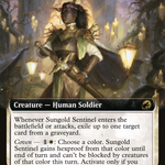 Sungold Sentinel (MID-332) - Innistrad: Midnight Hunt: (Extended Art)
