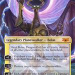 Nicol Bolas, Dragon-God (MED3-WS6) - Mythic Edition (Borderless) Foil