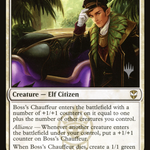 Boss's Chauffeur (PPSNC-013) - New Capenna Commander Promos Foil