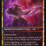 Mogis, God of Slaughter (SLD-078) - Secret Lair Drop: (enchantment, Showcase) Foil
