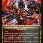 Risona, Asari Commander (NEO-330) - Kamigawa: Neon Dynasty: (Showcase)