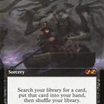 Demonic Tutor (UMA:BT-0U8) - Ultimate Box Topper: (Extended Art) Foil