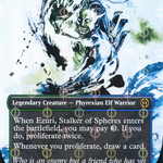 Ezuri, Stalker of Spheres (ONE-460) - Phyrexia: All Will Be One: (Showcase) (Borderless) Foil