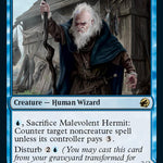 Malevolent Hermit // Benevolent Geist (MID-061) - Innistrad: Midnight Hunt: (Double Faced Transform)