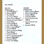 Janosch Kühn Decklist 1997 (WCD-) - World Championship Decks 1997