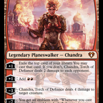 Chandra, Torch of Defiance (CMM-876) - Commander Masters