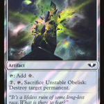 Unstable Obelisk (40K-260) - Warhammer 40,000 Commander Foil