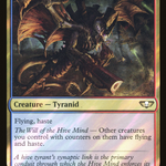 Winged Hive Tyrant (40K-148) - Warhammer 40,000 Commander Foil
