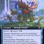 Vodalian Mindsinger (DMU-399) - Dominaria United: (Extended Art)