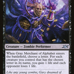 Gray Merchant of Alphabet (UNF-075) - Unfinity
