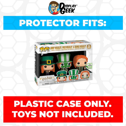Pop Protector for 3 Pack Weasley Quidditch World Cup ECCC Funko Pop