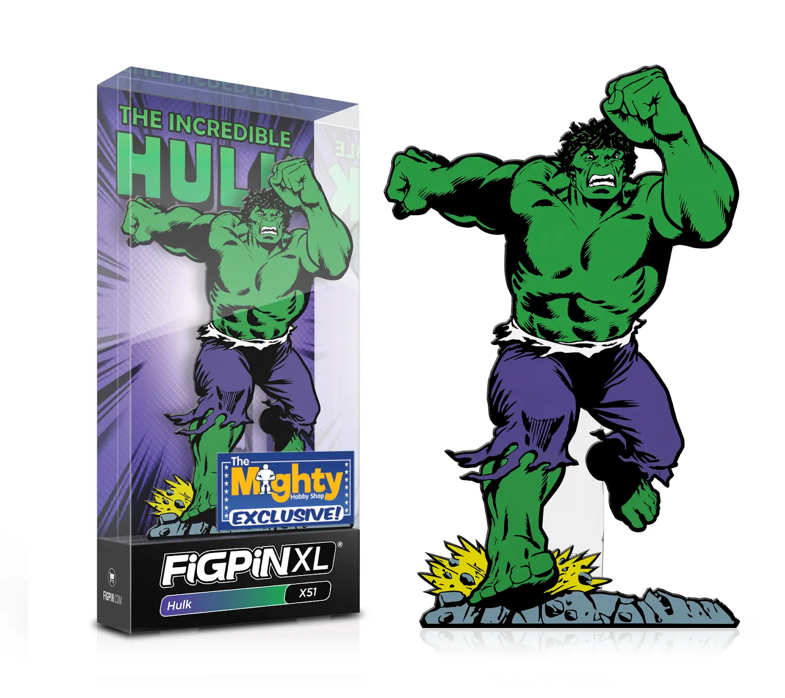FiGPiN XL: Hulk X51 (The Mighty Hobby Shop Exclusive) by THE MIGHTY HOBBY SHOP
