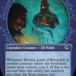 Elrond, Lord of Rivendell (LTR-307) - The Lord of the Rings: Tales of Middle-earth: (Showcase) (Borderless)