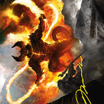 The Balrog, Flame of Udûn // The Balrog, Flame of Udûn (ASLTR-036) - Tales of Middle-earth Art Series (Borderless)