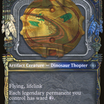 Gold-Forged Thopteryx (MAT-211) - March of the Machine: The Aftermath: (Showcase) Foil