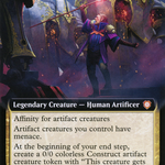 Urza, Chief Artificer (BRC-049) - The Brothers' War Commander: (Extended Art)