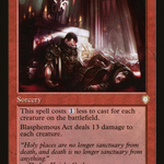 Blasphemous Act (Retro Frame) (BRC-113) - The Brothers' War Commander