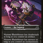 Nezumi Bladeblesser (NEO-318) - Kamigawa: Neon Dynasty: (Showcase)