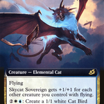 Skycat Sovereign (IKO-344) - Ikoria: Lair of Behemoths: (Extended Art)