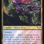 Mutalith Vortex Beast (40K-134★) - Warhammer 40,000 Commander Foil