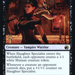Slaughter Specialist (PRE-122S) - Innistrad: Midnight Hunt Promos Foil