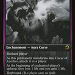 Curse of Leeches // Leeching Lurker (DBL-094) - Innistrad: Double Feature: (Double Faced Transform)