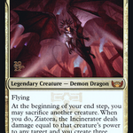 Ziatora, the Incinerator (PRE-231S) - Streets of New Capenna Promos Foil