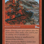 Avalanche Riders (LIST-ULG-74) - The List