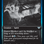 Gutter Skulker // Gutter Shortcut (DBL-329) - Innistrad: Double Feature: (Double Faced Transform)