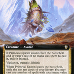 Primeval Spawn (DMC-089) - Dominaria United Commander: (Extended Art)