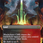Blackcleave Cliffs (ONE-370) - Phyrexia: All Will Be One (Borderless)