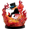 One Piece Sabo collectible mini-figure from THE MIGHTY HOBBY SHOP, detailed pose and vibrant colors, perfect for anime fans